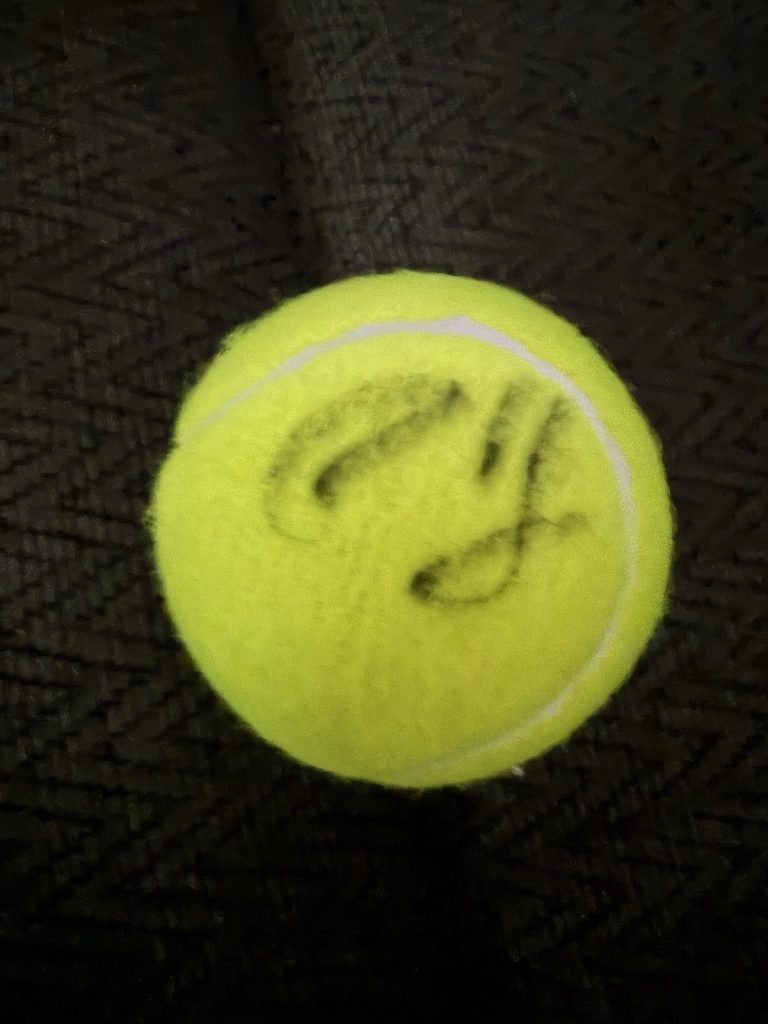 Sasha Alexander Zverev Signed US Open Tennis Ball