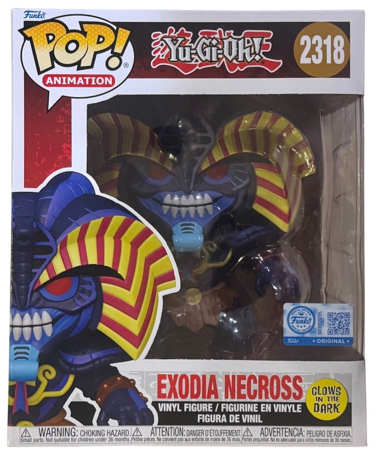 Funko Pop! Exodia Necross GLOW #2318 Yu-Gi-Oh Exclusive Figure Animation New