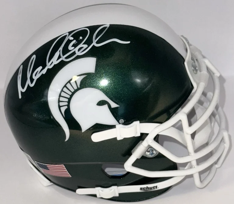 Morten Andersen Signed Autographed Michigan State Spartans Mini Helmet Beckett
