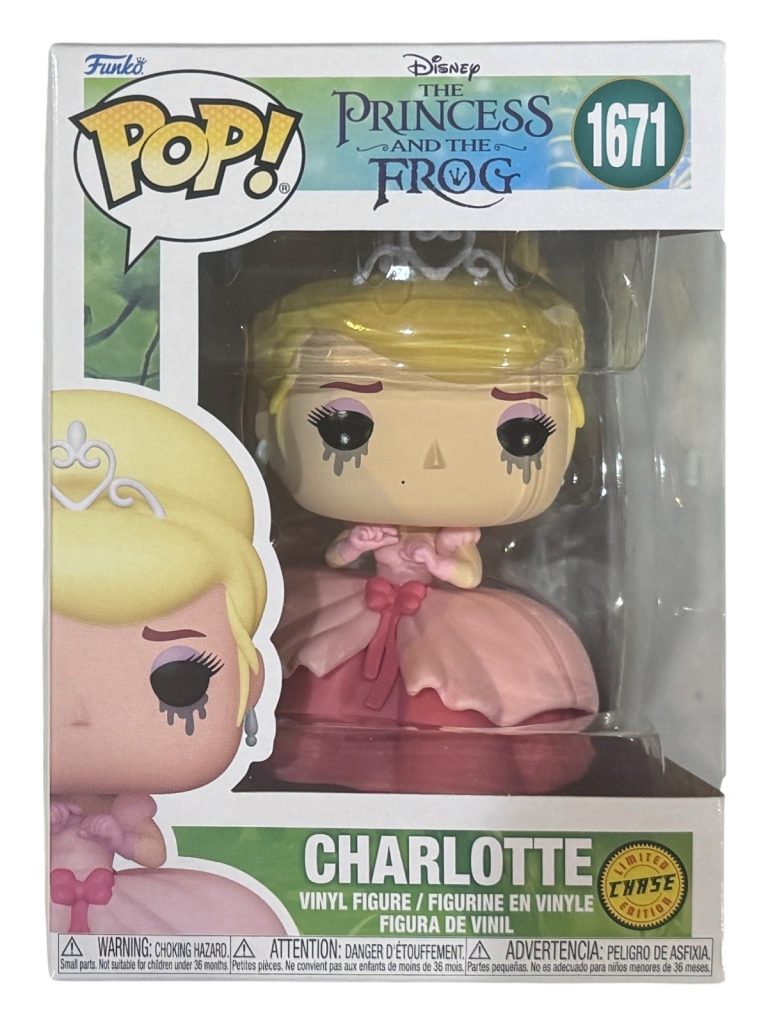 Funko Pop! Disney The Princess and the Frog Charlotte CHASE #1671 + Protector