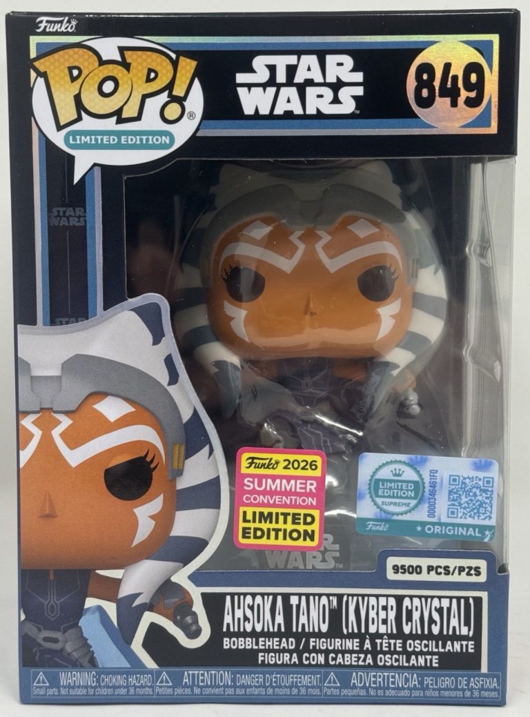 Funko Pop! Star Wars: Ahsoka Tano Kyber Crystal #849 SDCC 2026 Shared LE 9500
