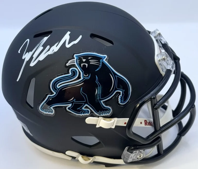 Zakee Wheatley Signed Autographed Carolina Panthers Mini Helmet PSA/DNA COA
