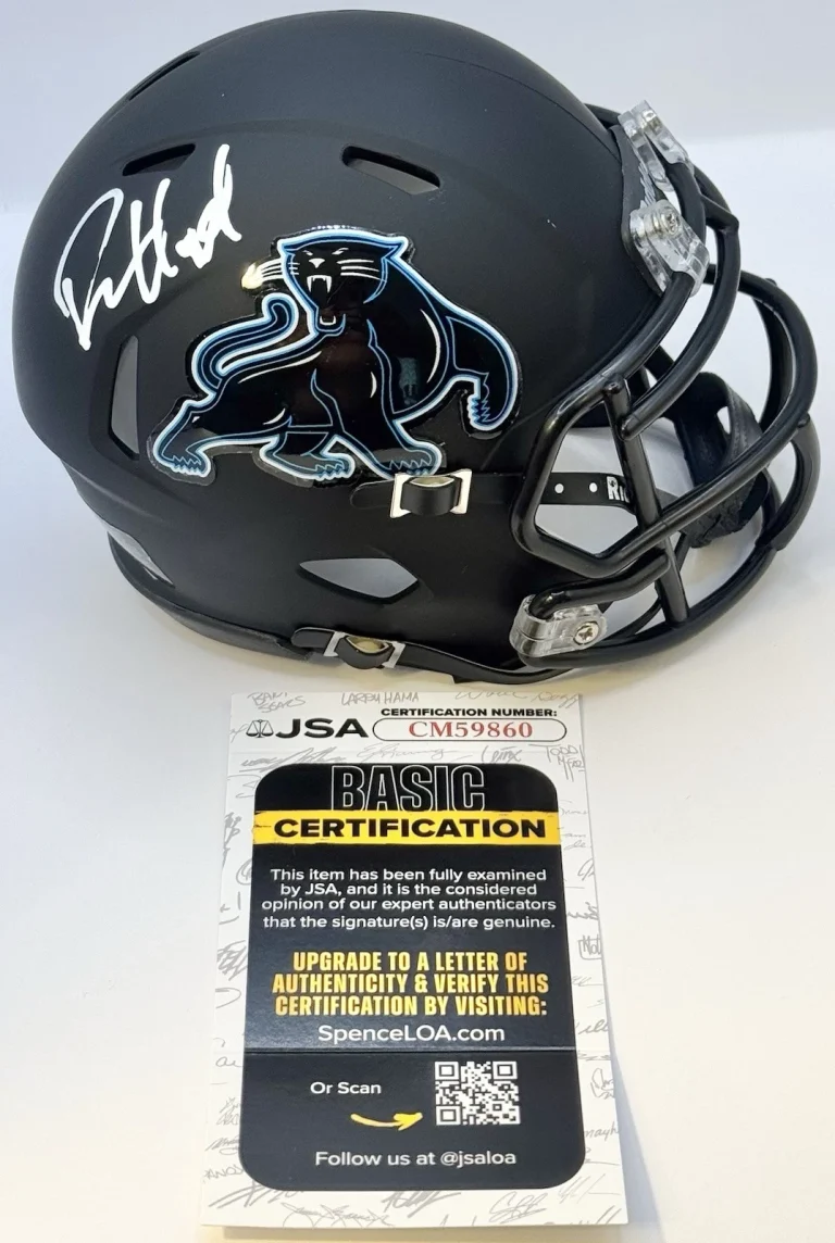 Devin Lloyd Signed Autographed Carolina Panthers Mini Helmet JSA COA