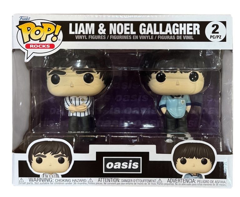 Funko Pop! Rocks Oasis Liam & Noel Gallagher 2-Pack Band Vinyl Figure