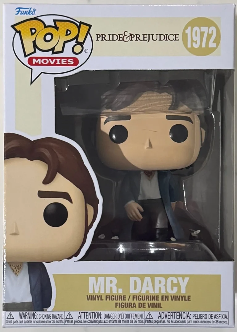 Funko Pop! Movies Pride and Prejudice (2005) Mr. Darcy #1972 Figure + Protector