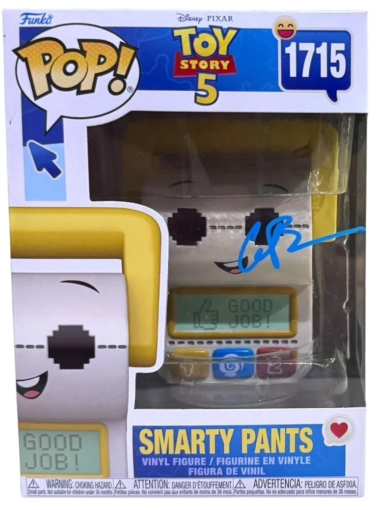 Conan O'Brien Signed Toy Story 5 Smarty Pants Funko Pop #1715 Autograph BAS COA