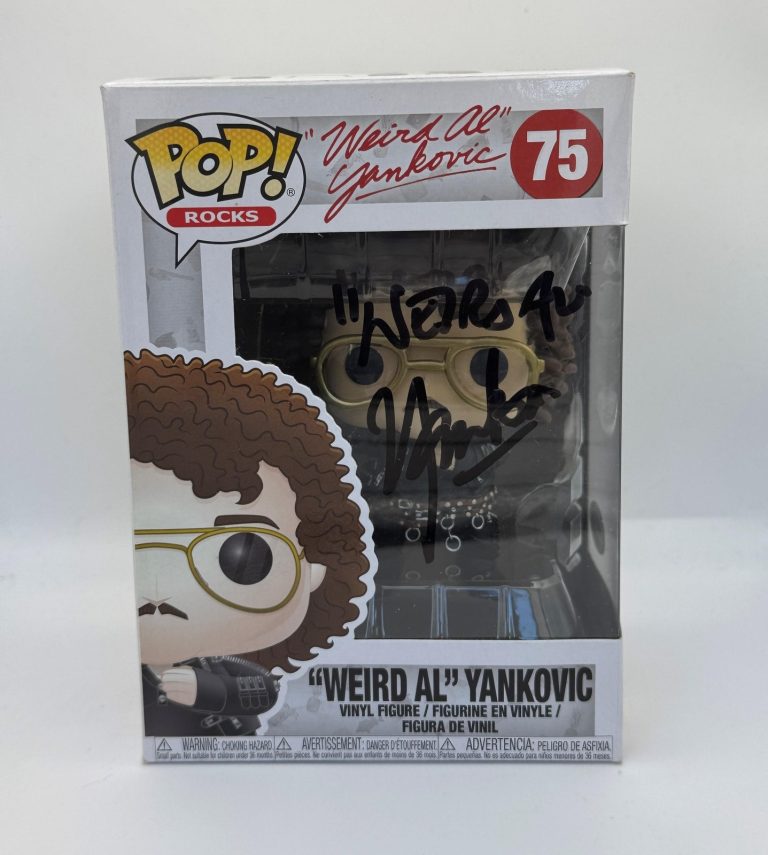 Weird Al Yankovic AUTOGRAPH Signed Rocks 'Weird Al' 75 Funko Pop Figure ACOA