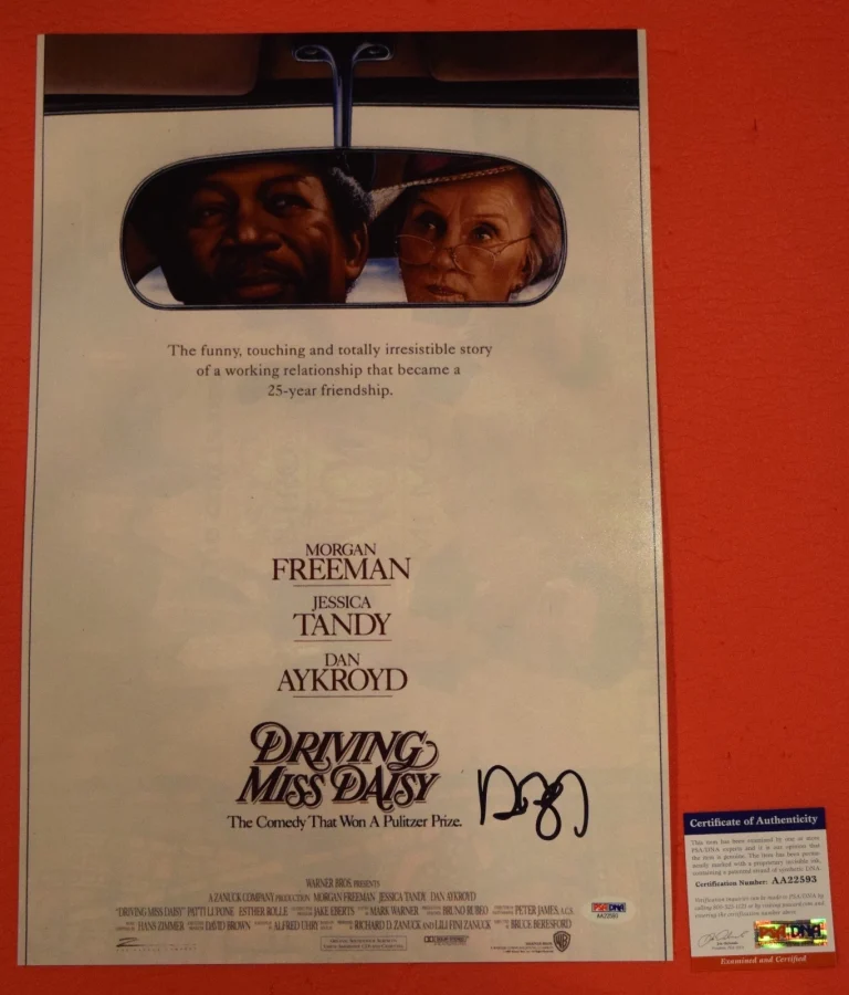 Dan Aykroyd Signed Autographed Driving Miss Daisy 12x18 Poster PSA/DNA COA
