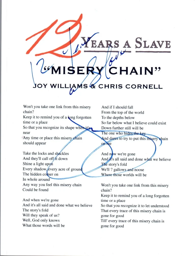 Joy Williams Signed Autograph 12 YEARS A SLAVE 