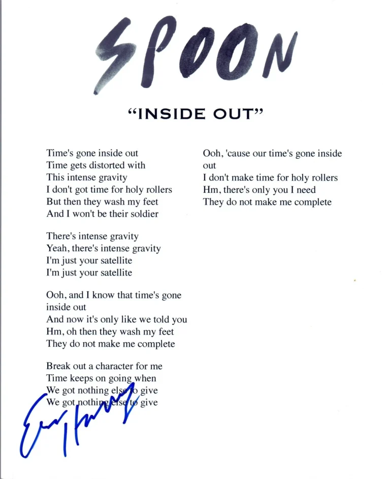 Eric Harvey Signed Autographed SPOON 