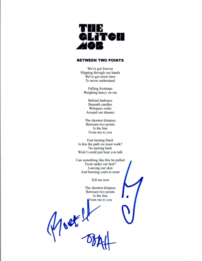 The Glitch Mob Signed Autographed 