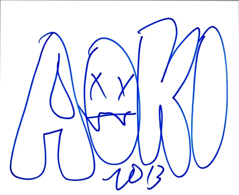 Steve Aoki Signed Autographed Hand Drawn Sketch EDM DJ COA VD