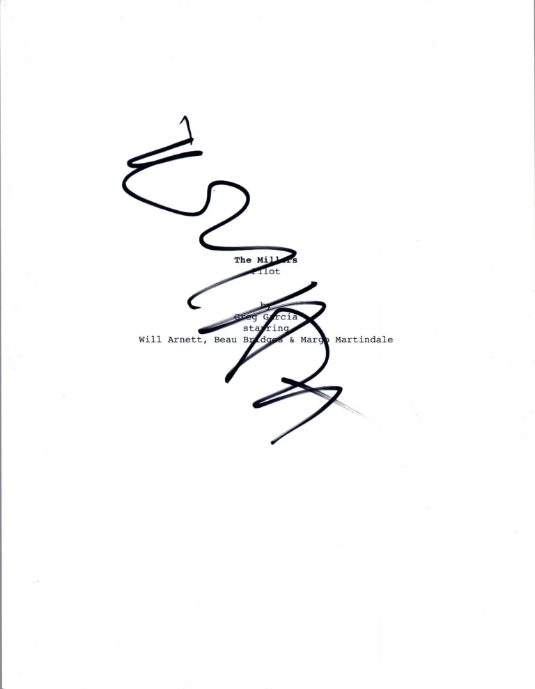 Will Arnett Signed Autographed THE MILLERS Pilot Episode Script COA VD