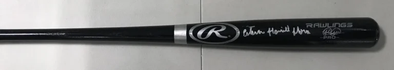 Estevan Florial Signed Autographed Custom Bat New York Yankees Full Name Psa/Dna