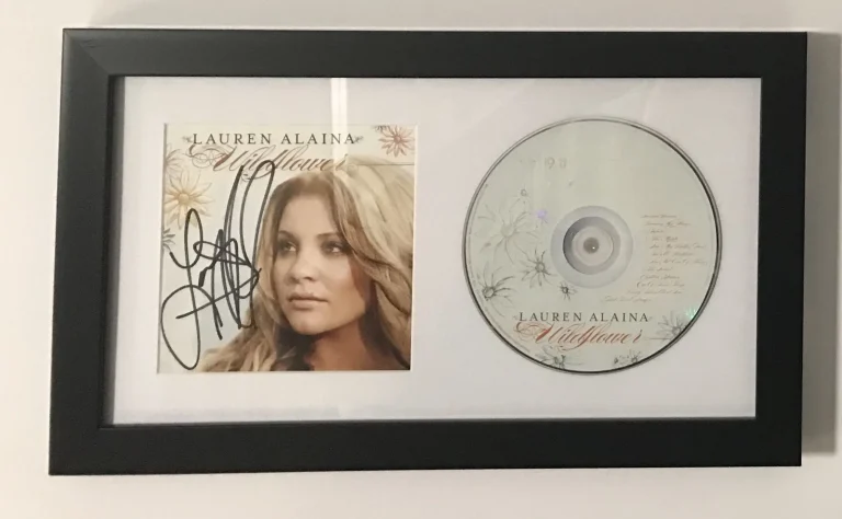 Lauren Alaina Signed Autographed Framed Wildflowers Cd Booklet Coa