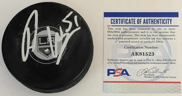 Austin Wagner Signed Autographed Los Angeles Kings Logo Hockey Puck PSA/DNA