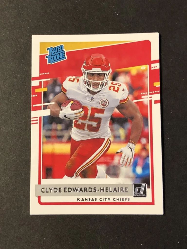 2020 Donruss CLYDE EDWARDS-HELAIRE Rated Rookie RC CHIEFS! 🔥