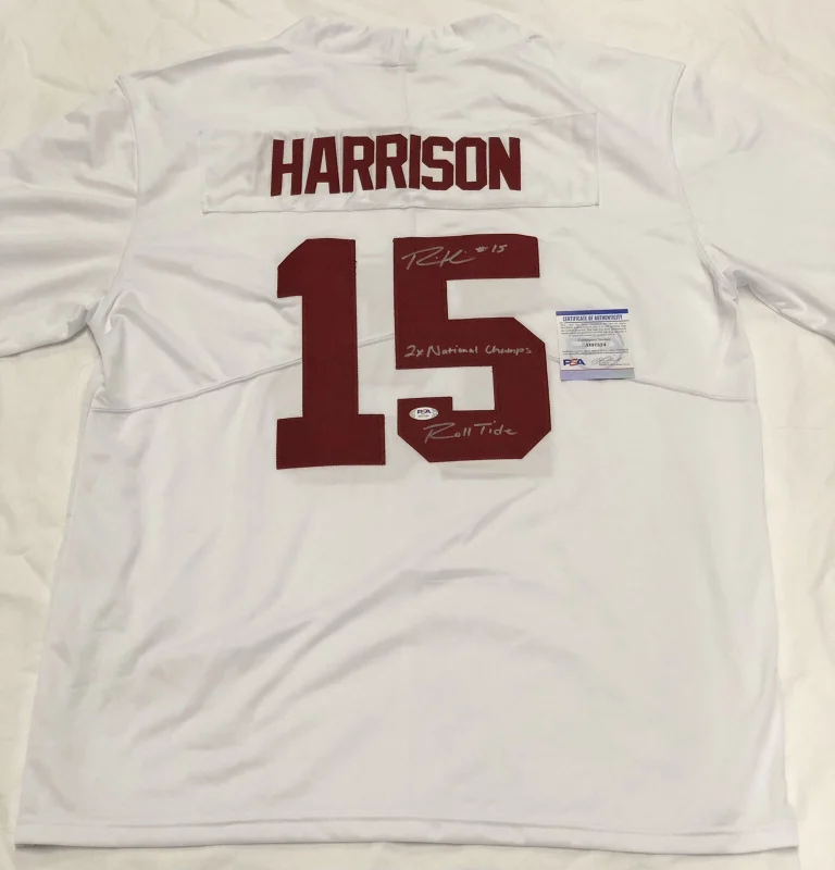 Ronnie Harrison Signed Autographed Alabama Crimson Tide Jersey Psa/Dna