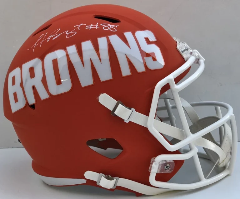 Harrison Bryant Signed Autographed Cleveland Browns AMP Full Size Helmet Psa/Dna