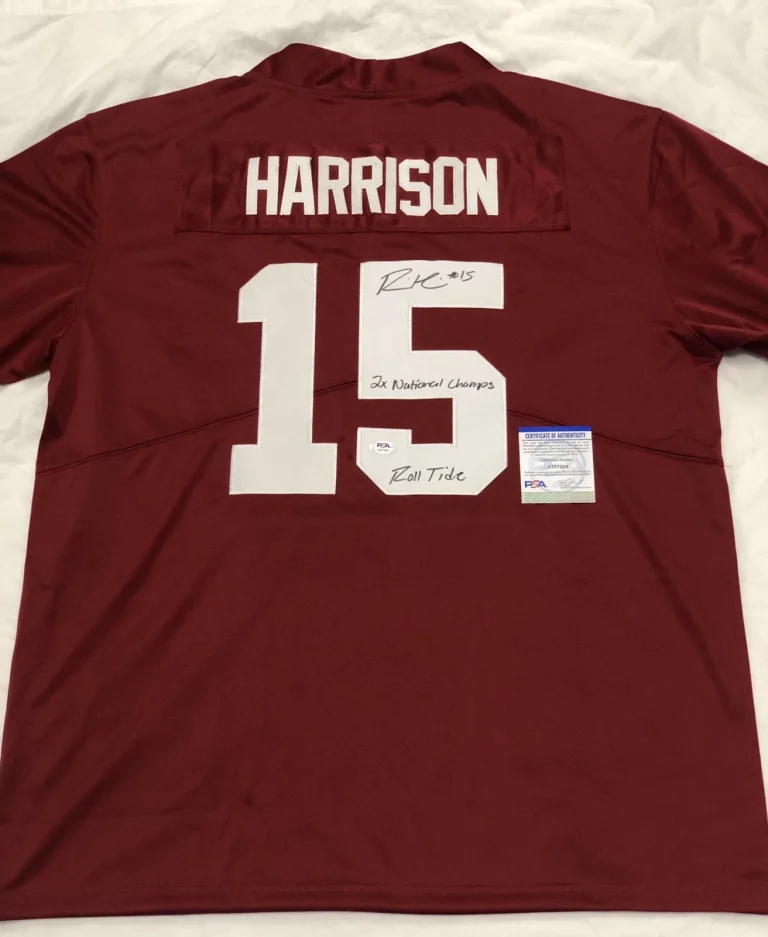 Ronnie Harrison Signed Autographed Alabama Crimson Tide Jersey Psa/Dna
