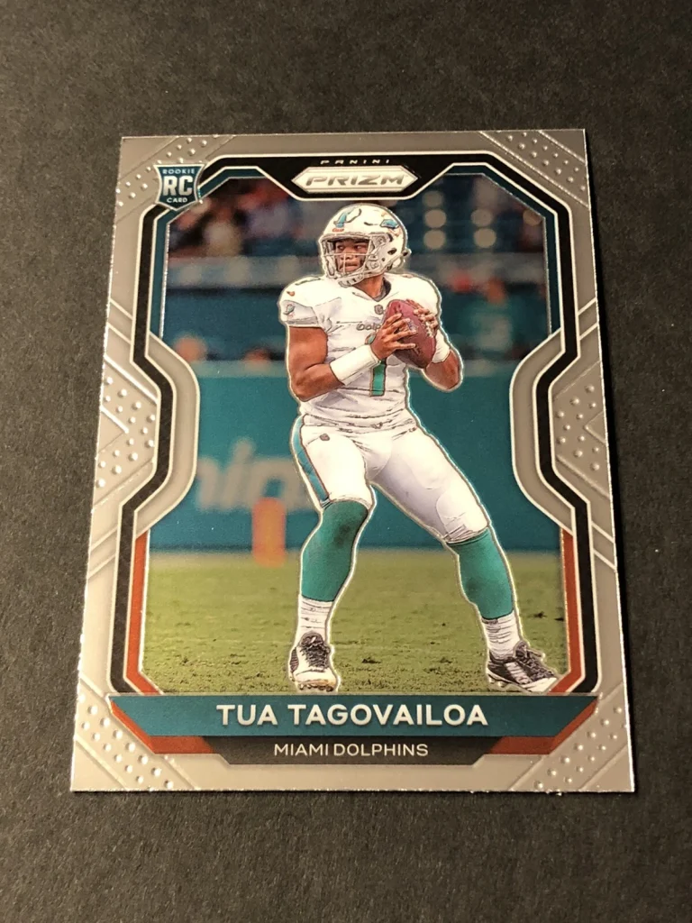 2020 Panini Prizm Tua Tagovailoa RC Base Rookie #339 Dolphins
