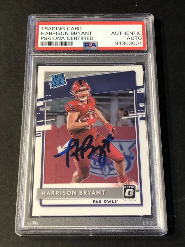 2020 Harrison Bryant Signed Autographed Optic Cleveland Browns RC Psa/Dna