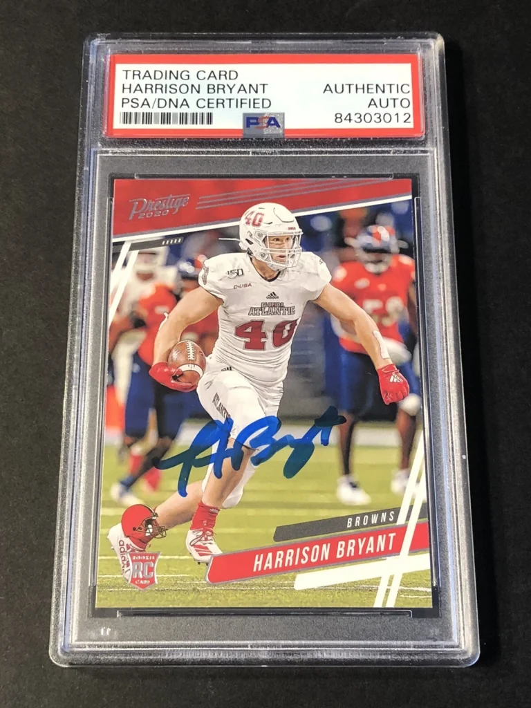 2020 Harrison Bryant Signed Autographed Prestige Cleveland Browns RC Psa/Dna