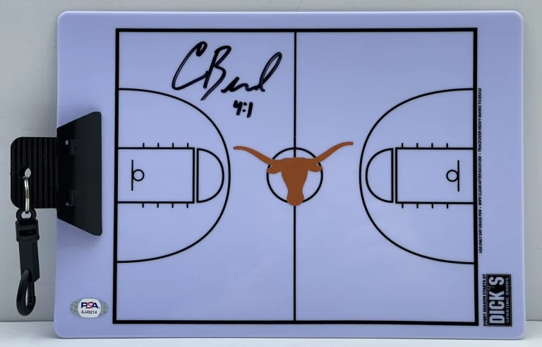 Chris Beard Signed Autographed Texas Longhorns Coaches Clipboard PSA/DNA
