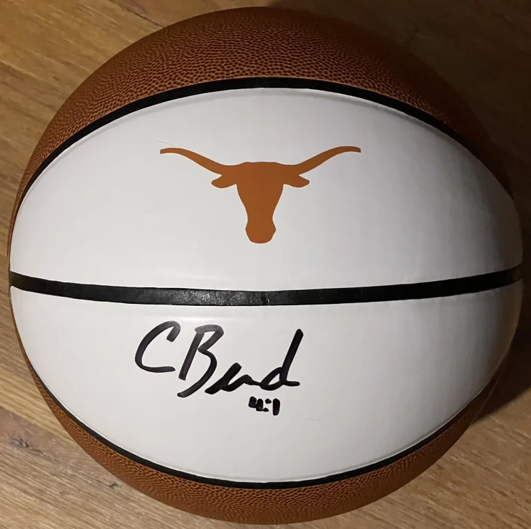 Chris Beard Signed Autographed Texas Longhorns Logo Basketball PSA/DNA