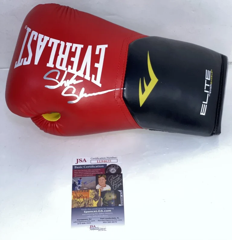 Shakur Stevenson Signed Autographed WBO Everlast Boxing Glove Champ JSA