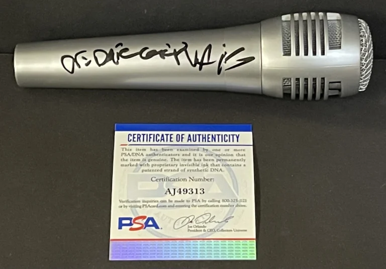 Cedric Gervais Signed Auto Summertime Sadness French DJ Microphone PSA/DNA
