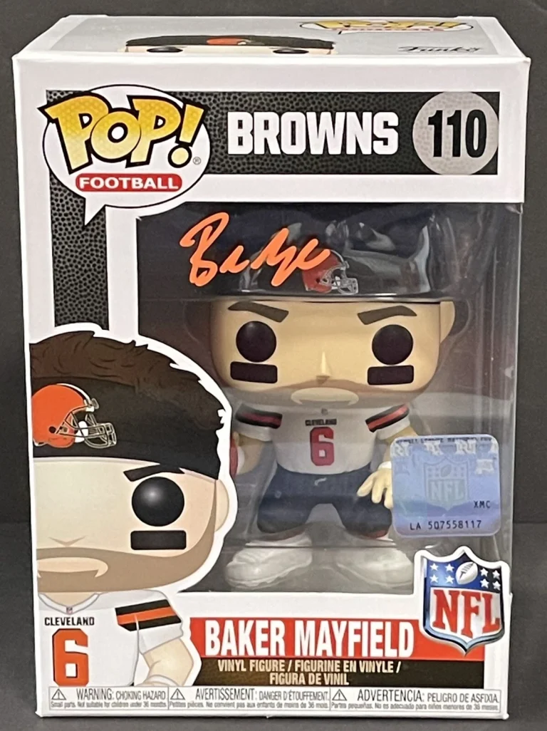 Baker Mayfield Signed Autographed Cleveland Browns  Funko Pop Beckett