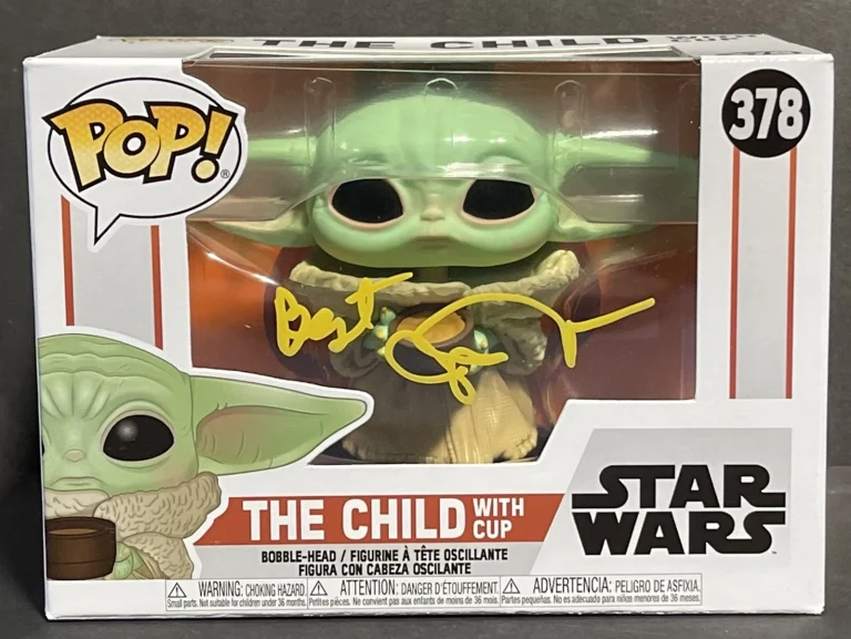 John Rosengrant Signed Autographed The Child Funko Pop Vinyl Star Wars PSA/DNA