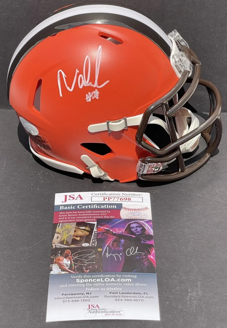 Anthony Walker Signed Autographed Cleveland Browns Mini Helmet JSA
