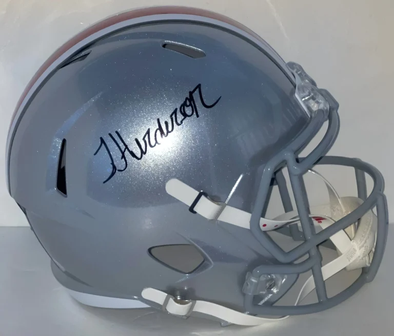 Treveyon Henderson Signed Autographed Ohio State Buckeyes F/S Helmet PSA/DNA