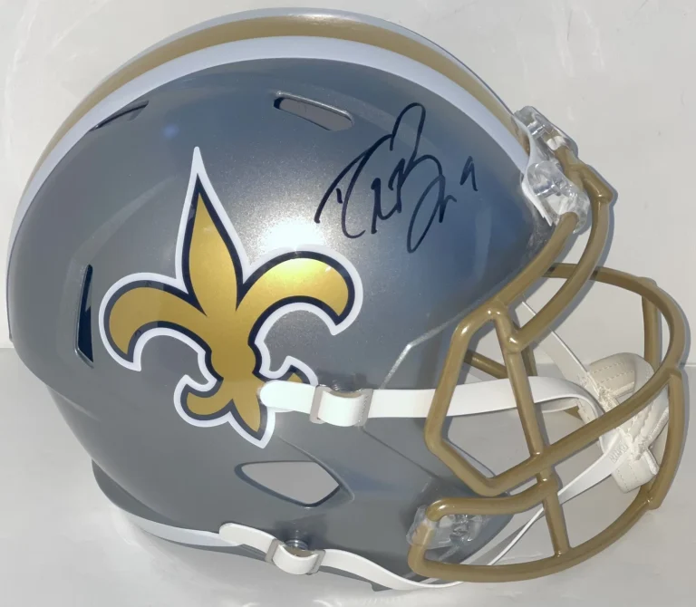 Drew Brees Signed Autographed New Orleans Saints Rep Flash F/S Helmet PSA/DNA