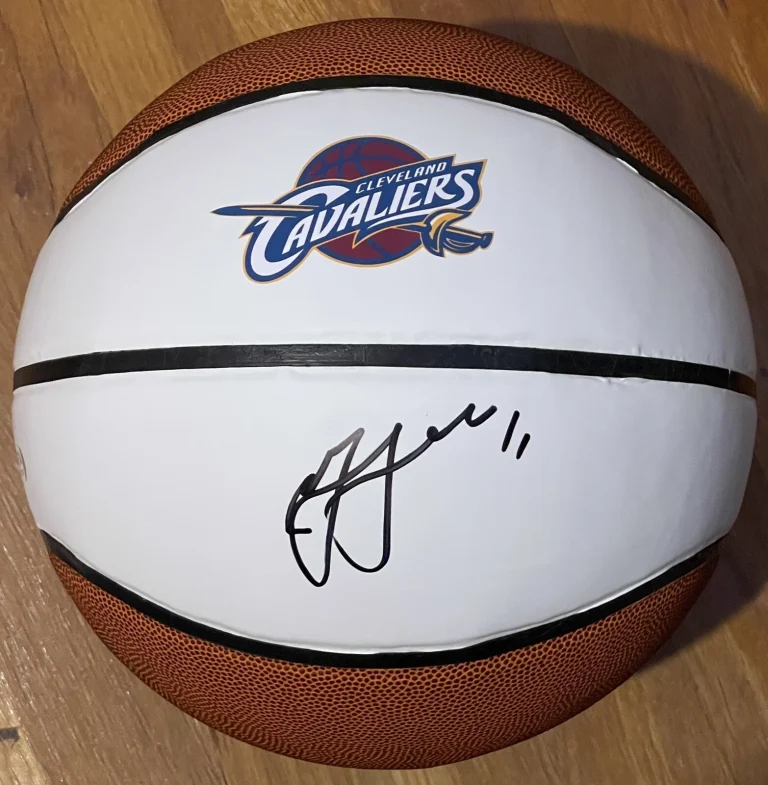 Zydrunas Ilgauskas Signed Autographed Cleveland Cavaliers Basketball PSA/DNA