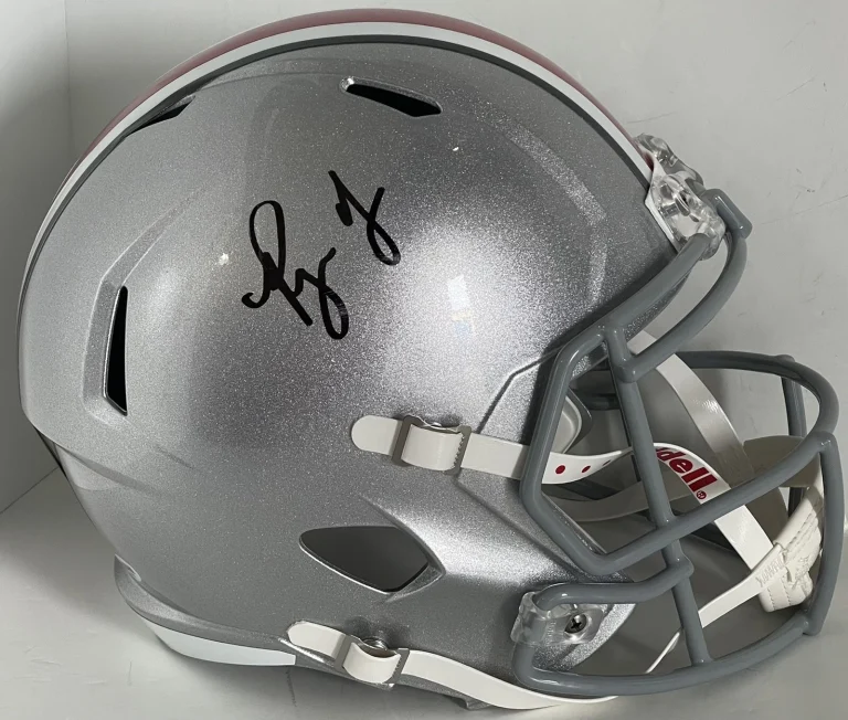 Ryan Day Signed Autographed Ohio State Buckeyes Full Size Helmet Champs Psa/Dna