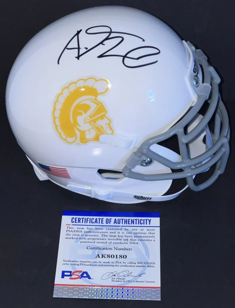 Austin Jones Signed Autographed USC Trojans Mini Helmet PSA/DNA