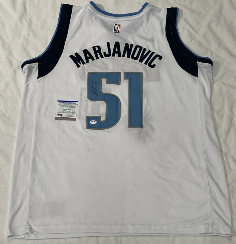 Boban Marjanovic Signed Autographed Dallas Mavericks Jersey NBA Champs PSA/DNA