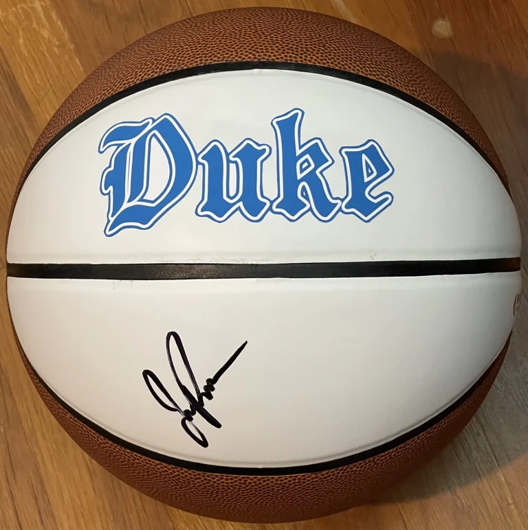 Jabari Parker Signed Autographed Duke Blue Devils Logo Basketball PSA/DNA