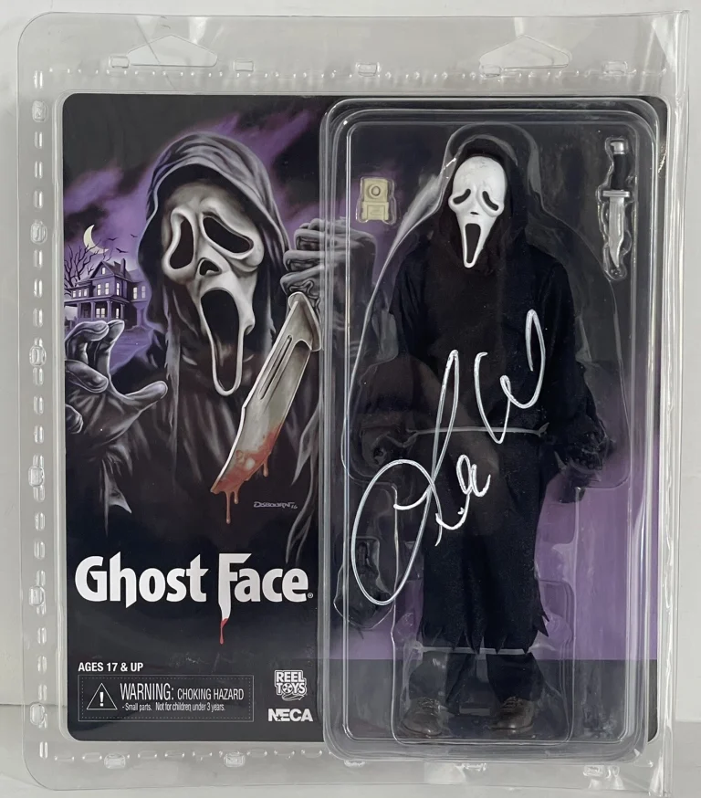 Lee Waddell Signed Autographed Ghostface Figure Stuntman Scream PSA/DNA