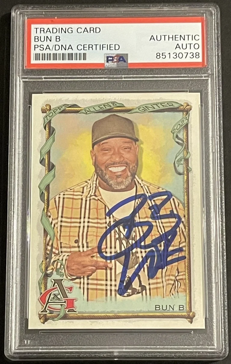 Bun B Signed 2023 Allen & Ginter Card UGK PSA/DNA Slabbed