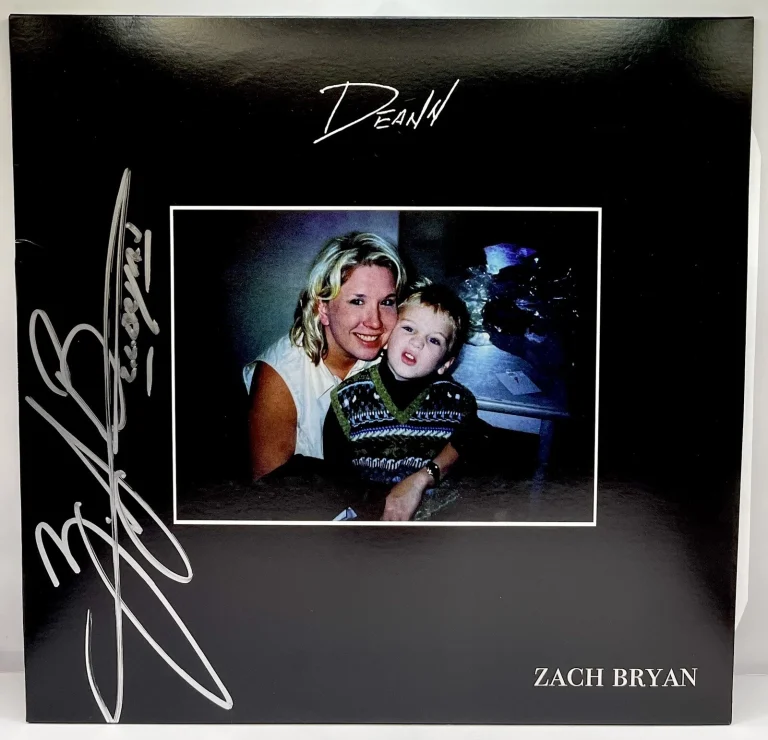 Zach Bryan Signed Autographed Deann Vinyl Album JSA COA Something In The Orange