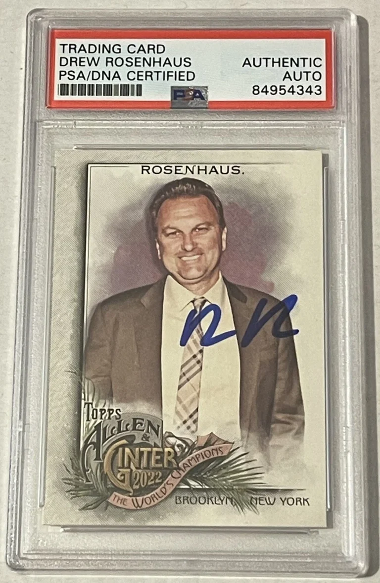 Drew Rosenhaus Signed Auto 2022 Allen & Ginter Card Super Agent PSA/DNA Slabbed