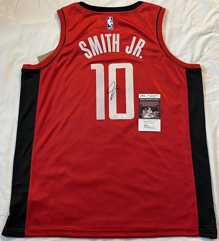Jabari Smith Jr Signed Autographed Houston Rockets JSA COA