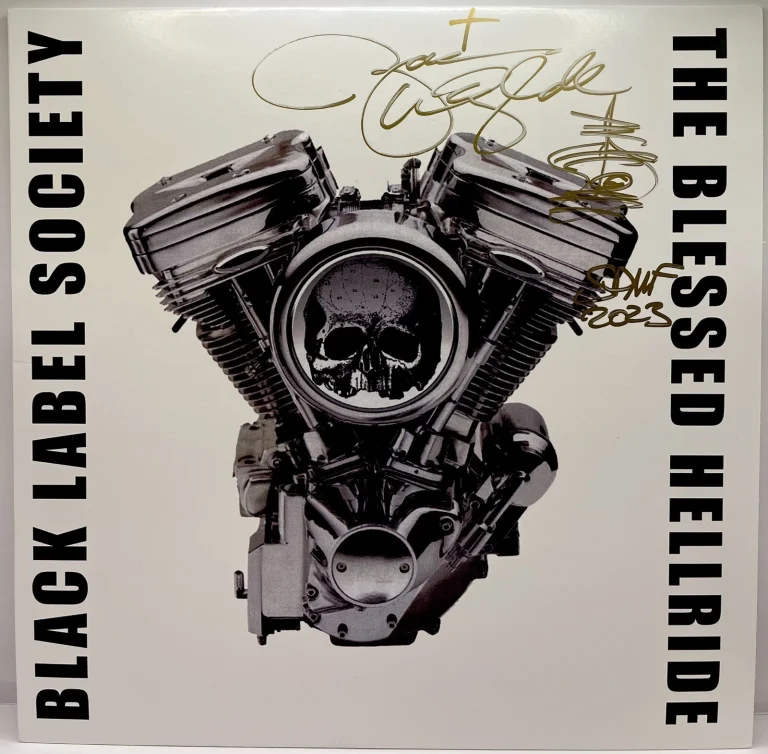 Zakk Wylde Signed Autographed Black Label Society The Blessed Hellride Vinyl JSA