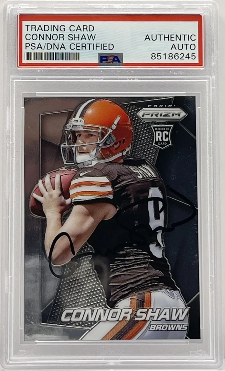 Connor Shaw Signed 2014 Panini Prizm Rookie Cleveland Browns PSA/DNA Slabbed