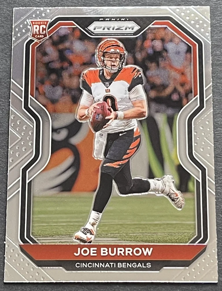 2020 Panini Prizm #307 Joe Burrow ROOKIE RC CINCINNATI BENGALS