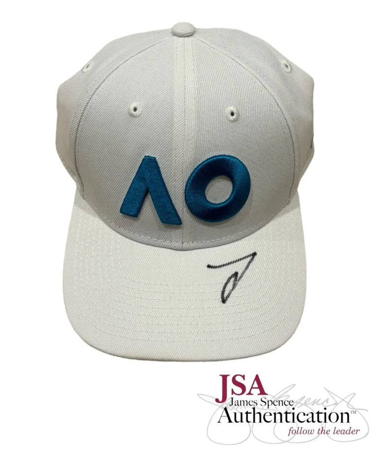 Jannik Sinner Signed Australian Open Tennis Hat 2024 2025 Champion JSA AUTO AO